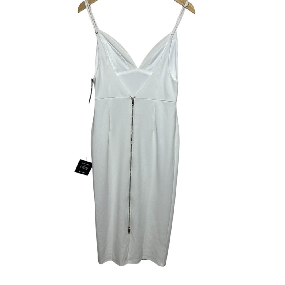 Lulu’s All In Favor White Midi Dress Size Small NWT - Picture 5 of 9